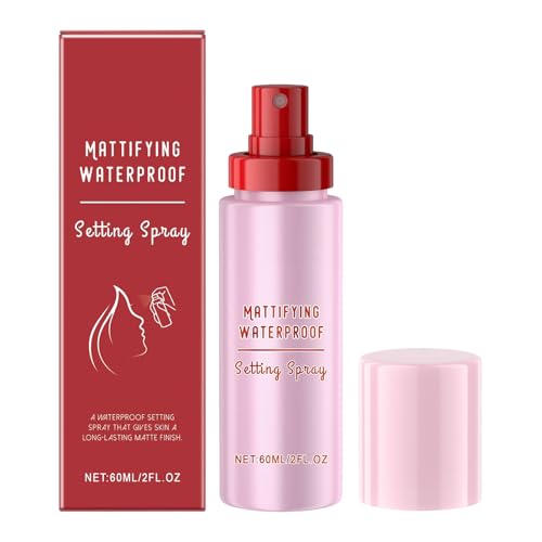 Powder Melt Glass Setting Spray, All-Day Setting Spray, Makeup Lock Mist, Quick-Drying Formula, Lightweight And Non-Sticky, 60ml, For Women Gym Wedding Bridal Shower Travel von Generisch