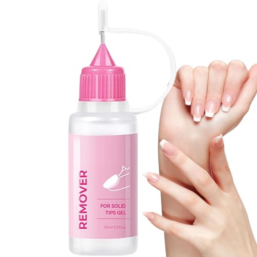 Press On Nagellackentferner | 15ML Gelentferner für Kunstnägel | Top Coat Löser Splitterresistent Langanhaltend Frauen von Generisch