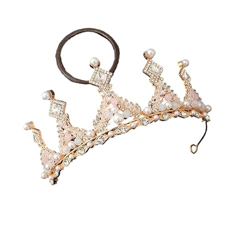 Prinzessinnen-Kristall-Tiaras, Stirnband, für Kinder, Mädchen, Liebe, Brautschmuck, Abschlussball, Krone, Hochzeit, Party, Zubehör, Haarschmuck, a1, einfach von Generisch