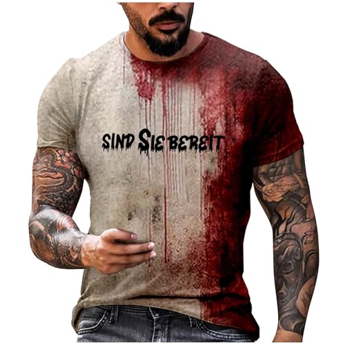 Problem Gelöst Halloween T-Shirt Herren Casual Rundhalsausschnitt Blutspritzer Muster Oberteile Hemd Entsetzen Blutig Bedruckt Kurzarm Top Übergröße hässliche Sportshirt Atmungsaktiv Trainingsshirt Problem Gelöst Halloween T-Shirt Herren Casual Rundhalsausschnitt Blutspritzer Muster Oberteile Hemd Entsetzen Blutig Bedruckt Kurzarm Top Übergröße hässliche Sportshirt Atmungsaktiv Trainingsshirt von Generisch