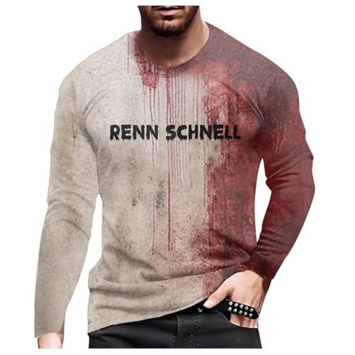 Problem Gelöst T-Shirt Halloween Herren Langarm Rundhalsausschnitt Oberteile Blutspritzer Muster Entsetzen Blutig Bedruckt Casual Hemd Tops Übergröße Problem Gelöst T-Shirt Halloween Herren Langarm Rundhalsausschnitt Oberteile Blutspritzer Muster Entsetzen Blutig Bedruckt Casual Hemd Tops Übergröße von Generisch