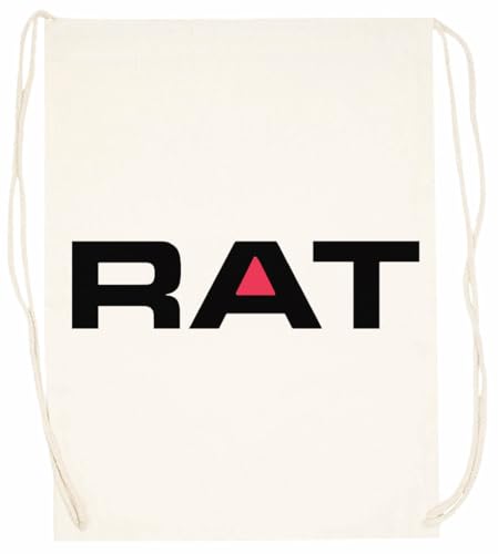 Proco Rat Logo Beigefarbene Trainingstasche Mit Unisex-Kordelzügen von Generisch