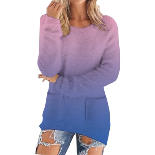 Pullover Damen Winter Langarmshirt Rollkragen Oberteile Basic Teddy Fleecepullover Warme Sweatshirt Langarm Winterpullover Lose Plüsch Pulli Tops Lockeres Oberteile mit Taschen Oversize Damen Pullover Damen Winter Langarmshirt Rollkragen Oberteile Basic Teddy Fleecepullover Warme Sweatshirt Langarm Winterpullover Lose Plüsch Pulli Tops Lockeres Oberteile mit Taschen Oversize Damen von Generisch