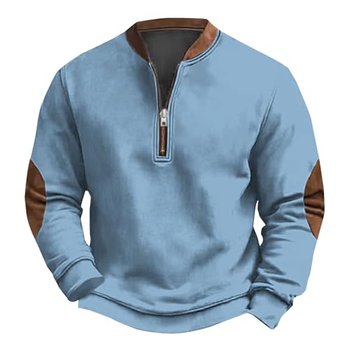 Pullover Herren Ohne Kapuze Mit Reißverschluss Sweatpullover Herren Blend Langarm Sweatjacke Spleißen Farbblock Trainingsjacke Winddicht Übergangsjacke Stehkragen Alltagsjacke Herbst Arbeitsjacke Pullover Herren Ohne Kapuze Mit Reißverschluss Sweatpullover Herren Blend Langarm Sweatjacke Spleißen Farbblock Trainingsjacke Winddicht Übergangsjacke Stehkragen Alltagsjacke Herbst Arbeitsjacke von Generisch