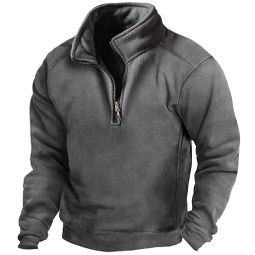 Pullover Herren Ohne Kapuze Sweatpullover Herren Blend Langarm Sweatjacke Trainingsjacke Winddicht Übergangsjacke Herbst Und Winter Arbeitsjacke Warme Wintermantel Einfarbig Outdoorjacke Pullover Herren Ohne Kapuze Sweatpullover Herren Blend Langarm Sweatjacke Trainingsjacke Winddicht Übergangsjacke Herbst Und Winter Arbeitsjacke Warme Wintermantel Einfarbig Outdoorjacke von Generisch