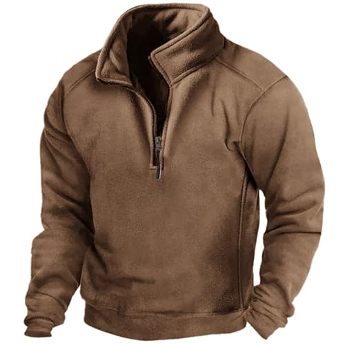 Pullover Herren Schwarz XXL Sweatpullover Herren Blend Trainingsjacke Slim Fit Mit Reißverschluss Sweatshirt Einfarbig Strickcardigan Langarm Sweatjacke College Jacke Winddicht ???? von Generisch