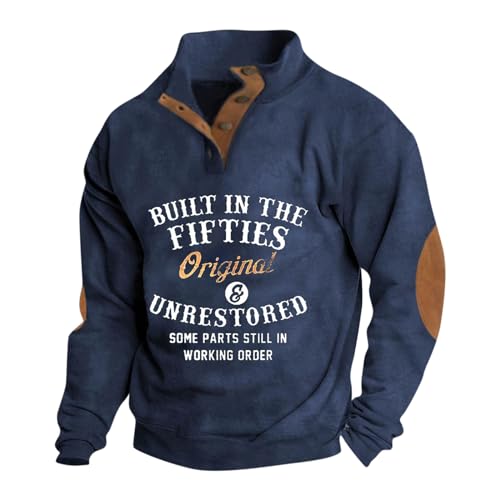 Pullover Herren Sweatshirt Herren Ohne Kapuze Sweatshirt Herren Mit Knopfleiste Stehkragen Pullover Herren Sport Pullover Outdoor Polo Pullover Herren Arbeits Sweatshirt Langarm Buchstabenmuster Pullover Herren Sweatshirt Herren Ohne Kapuze Sweatshirt Herren Mit Knopfleiste Stehkragen Pullover Herren Sport Pullover Outdoor Polo Pullover Herren Arbeits Sweatshirt Langarm Buchstabenmuster von Generisch