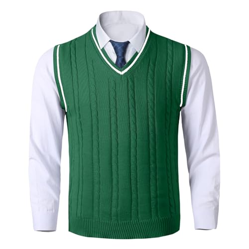 Pullunder Herren Ärmellose Elastizität Strickwesten Elegant Warm Weste Gentleman Einfarbig Trachtenweste Komfortabel Weich Mode Pullunder V Ausschnitt Vintage Classic Winterpullover Anzugweste Pullunder Herren Ärmellose Elastizität Strickwesten Elegant Warm Weste Gentleman Einfarbig Trachtenweste Komfortabel Weich Mode Pullunder V Ausschnitt Vintage Classic Winterpullover Anzugweste von Generisch
