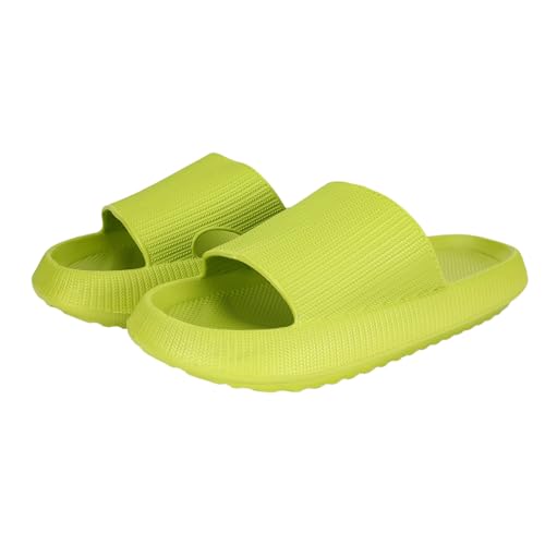 Pummy Damen Schlappen, 100% EVA Super Weich Rutschfest Badeschuhe, Unisex Garten Strand Slides Sandalen (Avocadogrün, Erwachsene, Damen, 38, Numerisch (von/bis), EU Schuhgrößensystem, 39, M) von Generisch
