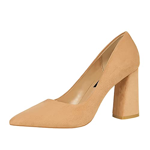 Pumps Damen Breite Füße Flats Schuhe Elegante Mit Absatz Riemchen High Heels Bequeme Elegant Hohe Kleiner Frühling Abendschuhe Trachtenschuhe Keilabsatz Sommer von Generisch