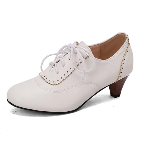 Pumps Damen Keilabsatz Dirndl Schuhe Traditionelle Mid-Heels Schnürschuhe Bequem Damenschuhe Highheels Ballerina Trachten Hochfrontpumps Elegant Cosplay Schuhe Pumps Damen Keilabsatz Dirndl Schuhe Traditionelle Mid-Heels Schnürschuhe Bequem Damenschuhe Highheels Ballerina Trachten Hochfrontpumps Elegant Cosplay Schuhe von Generisch