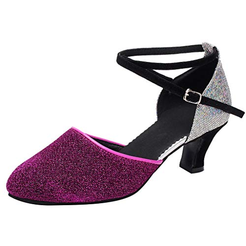 Pumps Damen Mit Riemchen - Tanzschuhe Damen Geschlossen - Spangenpumps Schnalle High Heels Latein Riemchenpumps Knöchelriemen Elegant Abendschuhe Perfekt Für Hochzeiten Und Partys Pumps Damen Mit Riemchen - Tanzschuhe Damen Geschlossen - Spangenpumps Schnalle High Heels Latein Riemchenpumps Knöchelriemen Elegant Abendschuhe Perfekt Für Hochzeiten Und Partys von Generisch