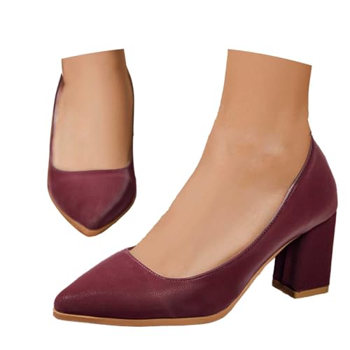 Pumps Damen Spitze Zehen Keilpumps Mit Blockabsatz Hohe Schuhe Dicker Spangenschuhe Klassische Modisch Tanzschuhe High Heels Atmungsaktive Hochzeitsschuhe Brautschuhe Pumps Damen Spitze Zehen Keilpumps Mit Blockabsatz Hohe Schuhe Dicker Spangenschuhe Klassische Modisch Tanzschuhe High Heels Atmungsaktive Hochzeitsschuhe Brautschuhe von Generisch