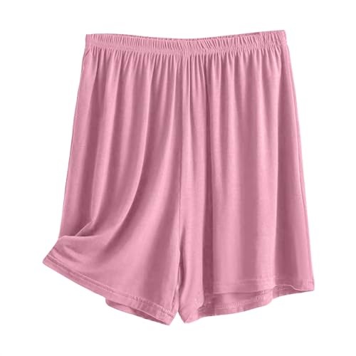 Pyjamahose Damen | Kurz Schlafanzughose | Sommer Schlafhose | Baggy Pyjama Hosen | Tlastische Taille Super weich bequem Schlafshorts | Home Shorts Größen XL-XXL von Generisch
