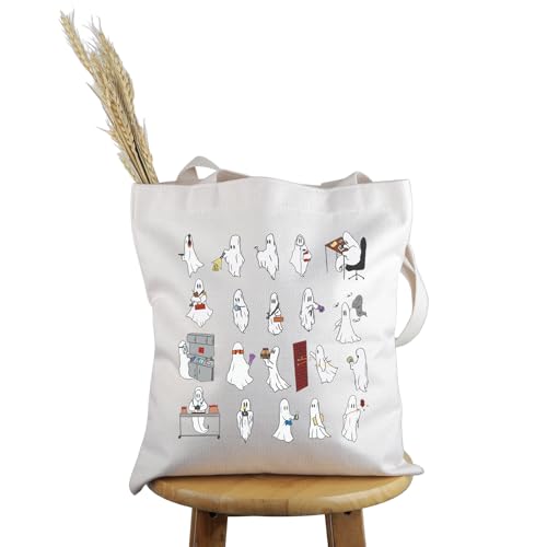 Pyoul Future Forensic Scientist Gift Ghost Forensic Tote Bag Forensic Science Investigator Handtasche Kriminologe Geschenk, Ghost Forensic Tragetasche, medium Pyoul Future Forensic Scientist Gift Ghost Forensic Tote Bag Forensic Science Investigator Handtasche Kriminologe Geschenk, Ghost Forensic Tragetasche, medium von Generisch