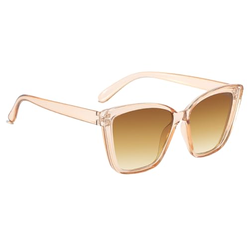 Quadratische Sonnenbrille | Polarisierte Gläser,Katzenaugen UV Schutz Accessoire Für Autofahren Festival Picknick Shopping Reisen von Generisch