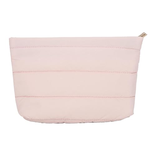 Quilted Makeup Bag, Stylish Cotton Cosmetic Pouch, 9.06x6.3 Inches Fashionable Lightweight Travel Clutch, Soft Compact Small Quilted Organizer for Wallet, Lipstick, and Necessity Quilted Makeup Bag, Stylish Cotton Cosmetic Pouch, 9.06x6.3 Inches Fashionable Lightweight Travel Clutch, Soft Compact Small Quilted Organizer for Wallet, Lipstick, and Necessity von Generisch