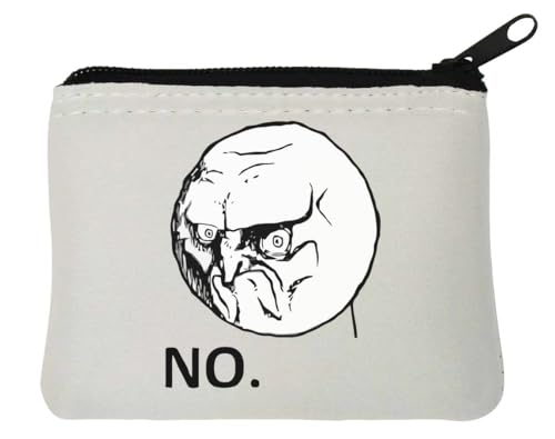 Rage Comic No Meme Neopren-Geldbörse, 12 x 9 cm, Weiß Rage Comic No Meme Neopren-Geldbörse, 12 x 9 cm, Weiß von Generisch