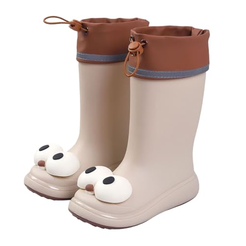 Rain Boots Kids Regenschuhe Gummistiefel Kinder Unisex rutschfest Leicht rutschfeste Sohle Bequeme Garten Kinderstiefel Leichte Kinder-Gummistiefel Outdoor-Schuhe mit Rutschfester von Generisch