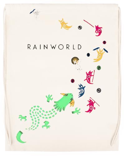 Rain World Unisex Sporttasche Beige Turnbeutel von Generisch