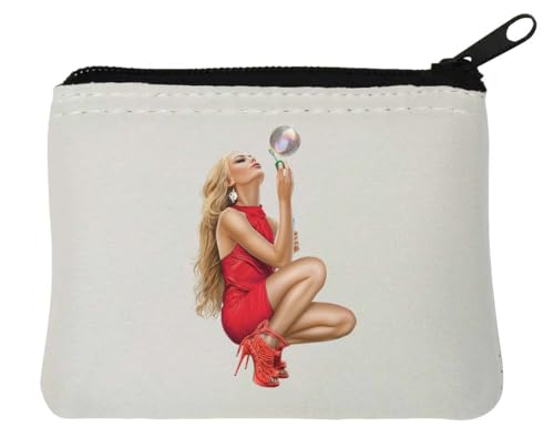 Red Dress Seifenblasen-Geldbörse aus Neopren, 12 x 9 cm, Weiß Red Dress Seifenblasen-Geldbörse aus Neopren, 12 x 9 cm, Weiß von Generisch