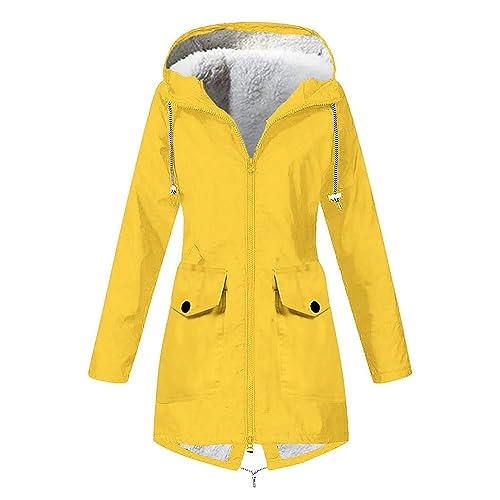 Regenjacke Damen Wasserdicht Atmungsaktiv Warm Regenjacke Damen Wasserdicht Atmungsaktiv Fahrrad Regenjacke Damen Wasserdicht Atmungsaktiv GroßE GrößE Mit Kapuze Regenjacke Damen Wasserdicht Winter von Generisch
