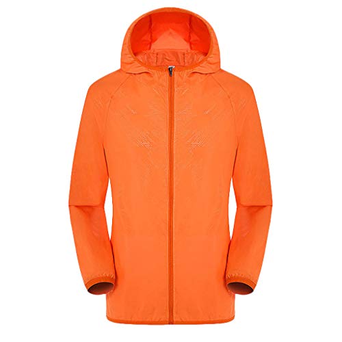 Regenjacke Herren wasserdicht atmungsaktiv Ultraleichte Outdoor Fahrradjacke Kapuzenjacke Mit tashcen regendicht leicht Windbreaker Wanderjacke Camping Regenmantel Softshelljacke von Generisch