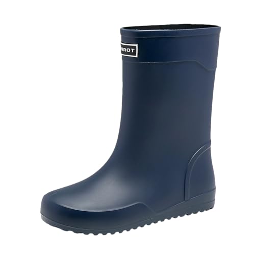 Regenschuhe Herren Halbhoch Gummistiefel Kurze Regenstiefel Bequem Stiefeletten Leichte Hiking Boots Elegant Reitstiefel Wasserdicht Outdoorschuhe Atmungsaktiv Stiefel rutschfeste Gartenschuhe von Generisch