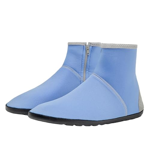 Regenstiefel Damen，Mode AußEnbereich Aquaschuhe，Wasserdicht Side Zipper Schlupfstiefel，Bequem Atmungsaktiv Strandschuhe，Leichtgewichts Weichen Sohlen Neoprenschuhe，Outdoor Sneaker von Generisch