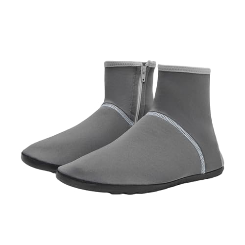 Regenstiefel Damen，Mode AußEnbereich Aquaschuhe，Wasserdicht Side Zipper Schlupfstiefel，Bequem Atmungsaktiv Strandschuhe，Leichtgewichts Weichen Sohlen Neoprenschuhe，Outdoor Sneaker von Generisch