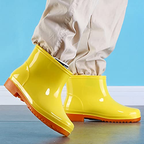 Regenstiefel Erwachsene Gartenschuhe Boots Over Heels Goth Reitschuhe Regenschuhe Gummistiefel Hoch Sommerstiefeletten Gartenschuh Wasserdichte Schuhe Ankle Wasserdicht Reitstiefel Kind von Generisch