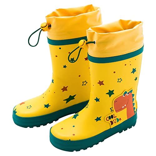 Regenstiefel Kinder Barefoot Kleinkind Halbhoch Gummischuhe Reitstiefel Gefüttert Wasserdichte Kurz Lauflernschuhe Regenstiefel Jungen Thermo Leicht Regenschuhe Gummistiefel 21 23 24 25 36 37 von Generisch