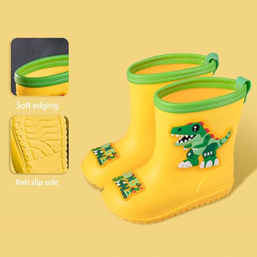Regenstiefel Kinder Karikatur Mädchen Jungen Wasserdicht Gummistiefel Weich Bequem Rutschfest Regenschuhe für Winter Frühling Matschwetter Garten Schule Outdoor Regenstiefel Kinder Karikatur Mädchen Jungen Wasserdicht Gummistiefel Weich Bequem Rutschfest Regenschuhe für Winter Frühling Matschwetter Garten Schule Outdoor von Generisch