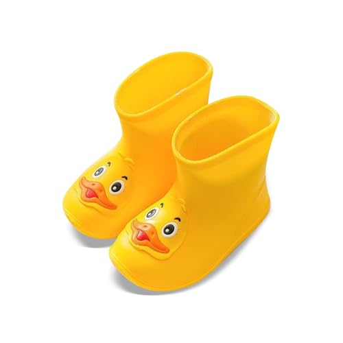 Regenstiefel Kinder Wasserdicht Gummistiefel Regen Stiefel Atmungsaktiv Bequeme Und wasserdichte Leichte Kinder-Gummistiefel Cómodo Y Resistente Regenschuhe Kinderstiefel von Generisch