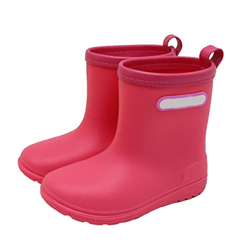 Regenstiefel Kinder Wasserdicht Mädchen Cartoon Regen Stiefel Für Jungen und Gummistiefel Federleichte Regenschuhe Leichte alle Jahreszeiten von Generisch