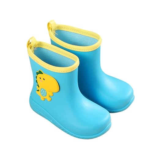 Regenstiefell Kinder Mädchen Leicht Gummistiefel Jungen rutschfest Wasserschuhe Halbhoch Gartenschuhe Wasserfest Regenschuhe Sommer Rain Boots Kids Weicher Strandschuhe von Generisch