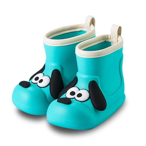 Regenstiefell Kinder Mädchen Leicht Gummistiefel Jungen rutschfest Wasserschuhe Halbhoch Gartenschuhe Wasserfest Regenschuhe Sommer Rain Boots Kids Weicher Strandschuhe von Generisch