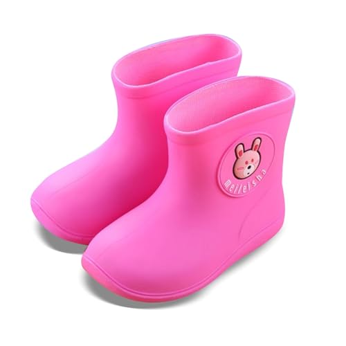 Regenstiefell Kinder Wasserdicht Gummistiefel Jungen Mädchen Unisex Cartoon Regen Stiefel Leichte Bequeme Kindergummistiefel Eva Regenschuhe wasserdichte Winddicht rutschfest Rain Boots von Generisch