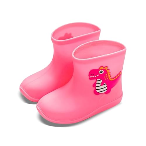 Regenstiefell Kinder Wasserdicht Gummistiefel Jungen Mädchen Unisex Cartoon Regen Stiefel Leichte Bequeme Kindergummistiefel Eva Regenschuhe wasserdichte Winddicht rutschfest Rain Boots von Generisch
