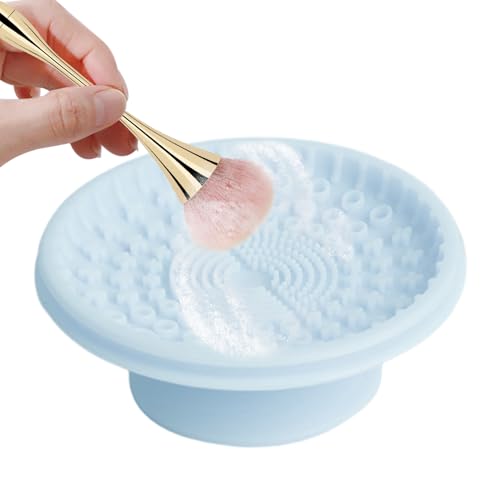 Reinigungsmatte für Make-up-Pinsel – Organizer für die Bürste, Reinigungsmittel für die Reisebürste | Waschen Pad und Halter für /trockene Bürsten, Werkzeug von Generisch