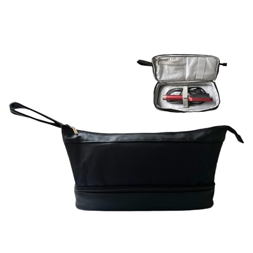 Reise Haartooltasche | Haartool Aufbewahrungstasche Mit Doppelschicht - Friseurbedarf Organizer Tragbar Wasserdicht Kosmetiktasche Für Weekend Urlaub Camping Fitnessstudio Reise Haartooltasche | Haartool Aufbewahrungstasche Mit Doppelschicht - Friseurbedarf Organizer Tragbar Wasserdicht Kosmetiktasche Für Weekend Urlaub Camping Fitnessstudio von Generisch
