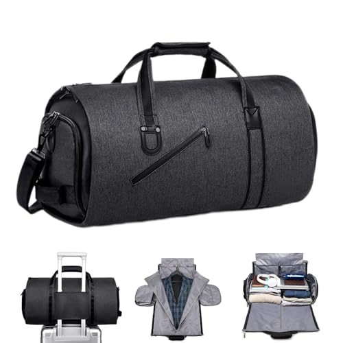 Reise-Kleidersack, Handgepäck, Kleider-Seesack | Wandelbare Anzugtasche | Handgepäck-Kleidersäcke für Reisen, Kleider-Seesack für Männer und Frauen, Business, 2-in-1 von Generisch