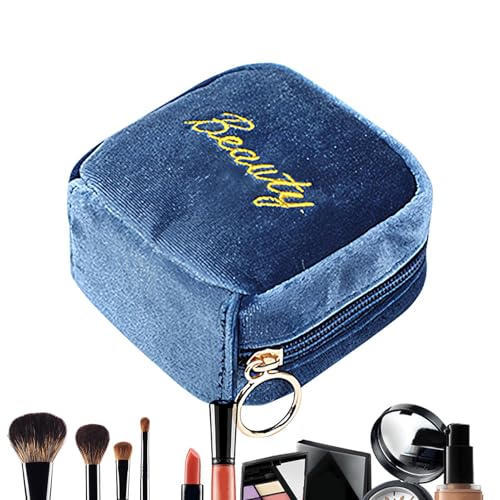 Reise-Organizer-Box, Kosmetiktasche mit Reißverschluss, Make-up-Tasche mit Fach und Reißverschluss, für Männer, Frauen, Erwachsene, blau, Refer to , Unisex von Generisch