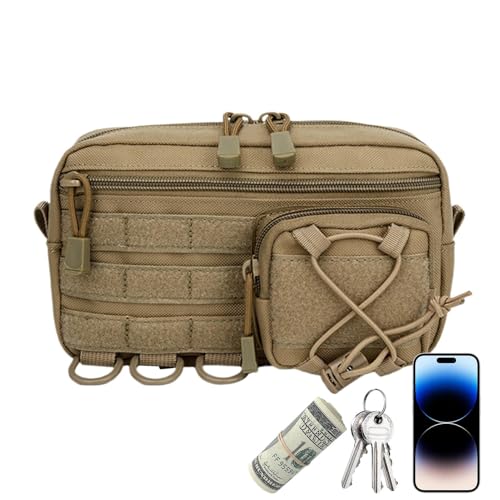 Reise Tailentasche für Männer, Tailentasche im Freien,Wasserdichtes Gürtelpaket für die Reise | Wandergürtel Pack für Arbeitsplatz Fischerei Freizeit männlicher Pendler Pack Messenger von Generisch