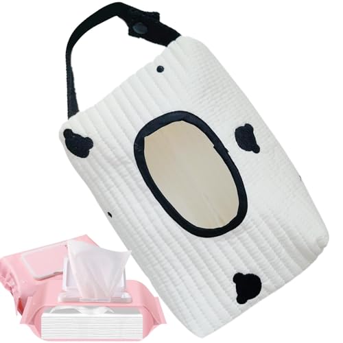 Reiseetui für Babyfeuchttücher, tragbarer Feuchttücherspender - Tragbare Aufbewahrungstasche für Babytücher | Wischtuchbehälter, Feuchttuchtasche, Wickeltasche, Feuchttuchetui zum Einkaufen, Reisen, S von Generisch