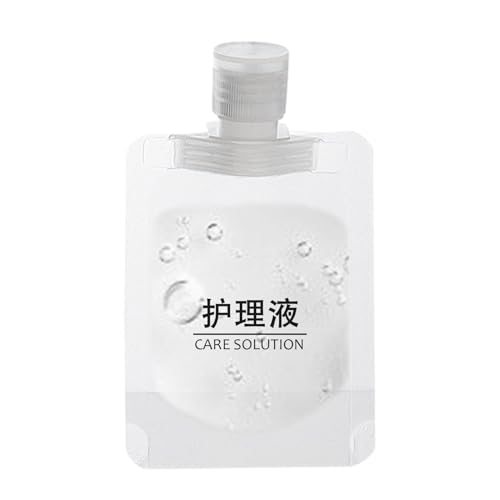 Reiseflaschen – transparente Reisebehälter, 30 ml/50 ml/100 ml, Reisezubehör für Shampoo, Conditioner, Lotion, leere Flüssigkeitsbehälter, Quetschbeutel, Flaschen für Toilettenartikel, Aufkleber von Generisch
