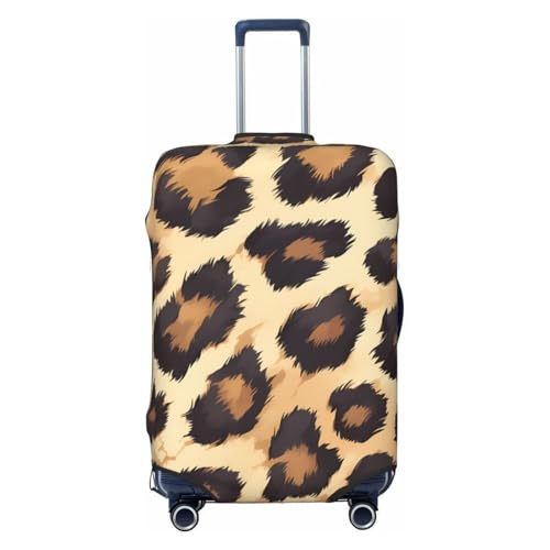 Reisegepäckabdeckung, elastisch, für Damen und Herren, Braun, Schwarz, 6, M(for 22-24 inch luggage) von Generisch