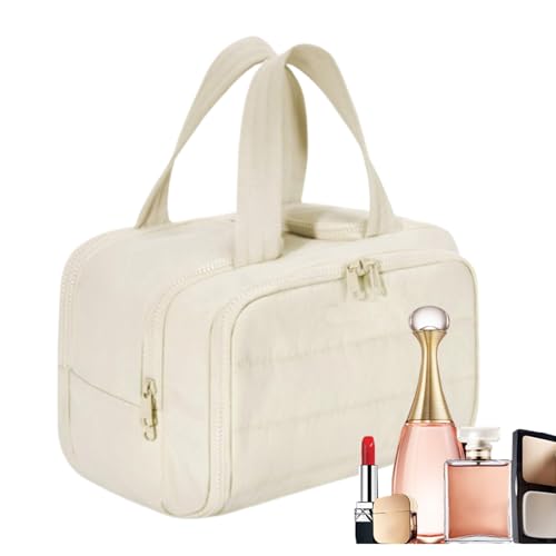 Reisen -Toilettenbeutel für Frauen - Make -up -Koffer, Lagerorganisator | Hochleistungsgeräumiger tragbarer Halter, Premium Reißverschluss Kosmetikkosmetische Beutel Essentials Verpackung Business Tri von Generisch