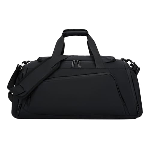 Reisetasche – Sporttasche | Trocken- und Nass-Turntasche | Sporttasche für Herren | Sporttasche für Herren | Sporttasche für Damen | Handgepäck für Hausschuhe, Kleidung, mehrfarbig, L, Uni von Generisch