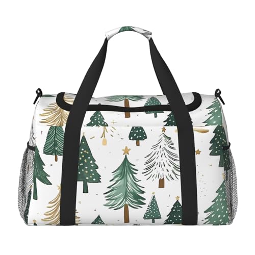 Reisetasche für Weihnachten, Fitnessstudio, Übernachtung, Wochenendtasche für Männer und Frauen, leichtes Handgepäck für Workout, Urlaub von Generisch